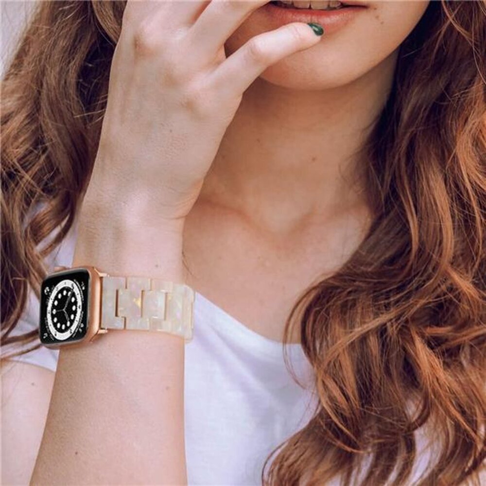 Resin Band Compatible with Series 7/8/9 Apple Watch Bands 41mm/40mm/38mm Strap - Picture 2 of 7